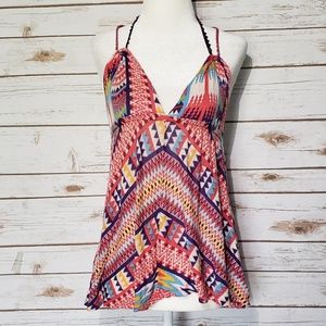 Free People Tribal Pattern Tank Top